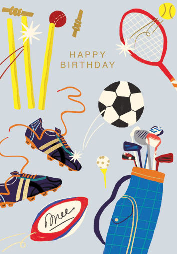 Picture of HAPPY BIRTHDAY SPORTS CARD